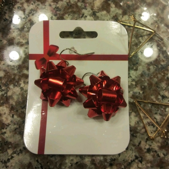 Dangle Bow drop earrings - Picture 8 of 16